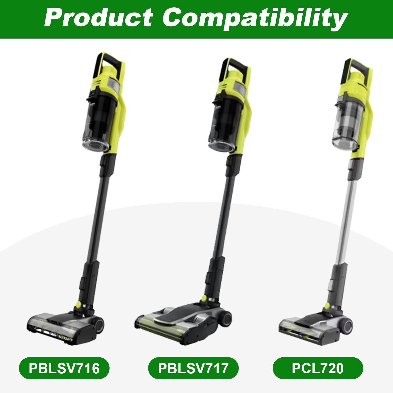 Gummidichtung Für RYOBI Staubsauger – Kompatibel Mit PCL720, PBLSV716, PBLSV717 Modellen, Schwarz