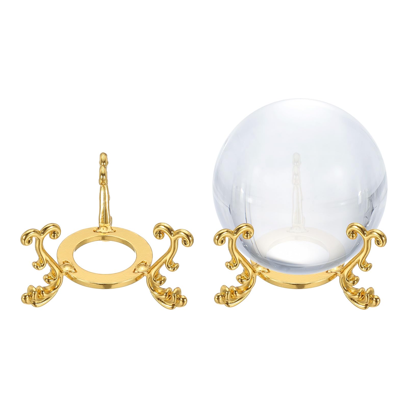 Support de sphère en métal pour sublimer votre décoration de salon et boules de cristal