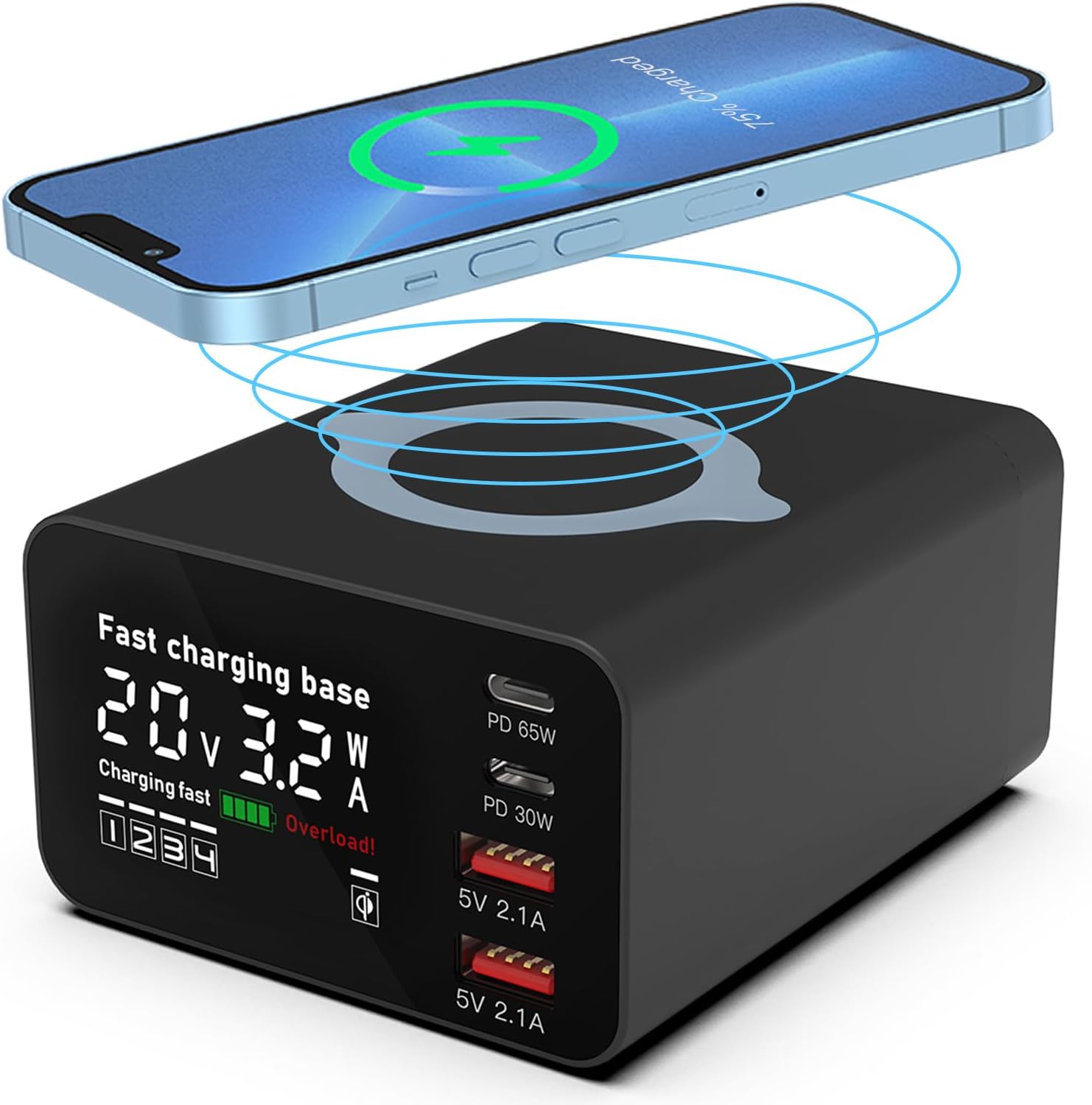 Charging Station, 110W4Port Usb Charging Station, Multiple Usb Charger Station, Charging Station for Multiple Devices, Multi Usb Charging Station, Chargers for Multiple Devices, Multi Charging Station