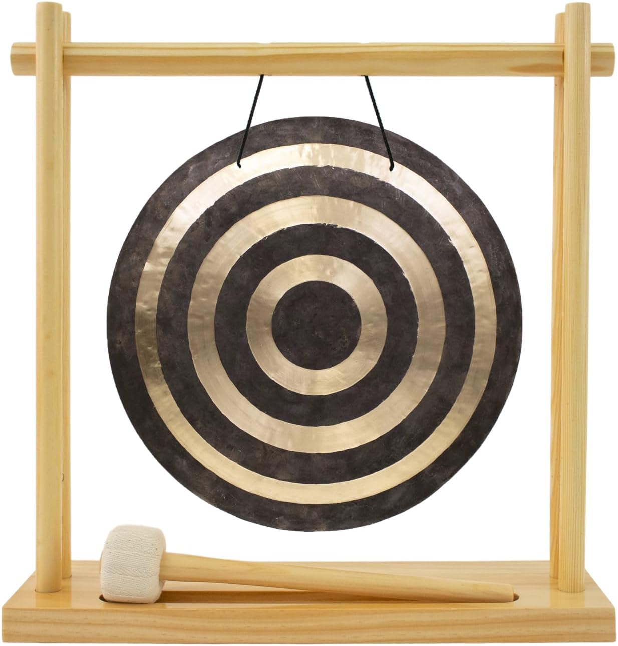 8" to 10" Gongs on My Little Pagoda Gong Stand 10" Solar