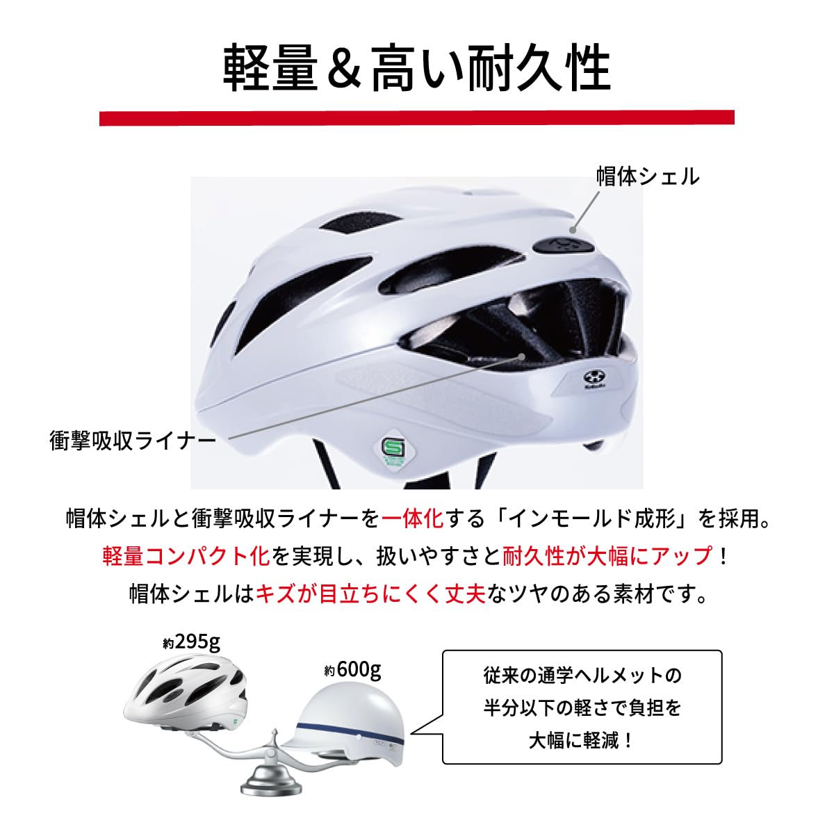 Amazon | 軽量 SG規格 OGK KABUTO(オージーケーカブト) 自転車