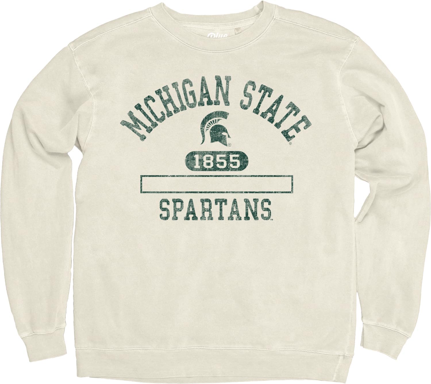 Blue 84 NCAA unisex-adult Ncaa Officially Licensed Crewneck Sweatshirt Dyed Ringspun Vintage