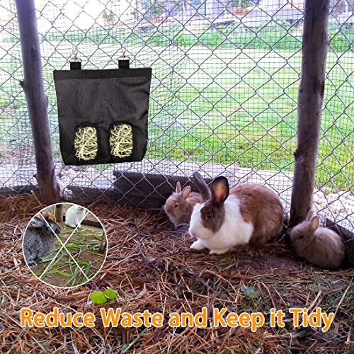 Hooizak voor cavia's E-More Voeder voor konijnenhooi met hangende band Hooizak Hangende voederzak Geschikt voor cavia's… - Image 8