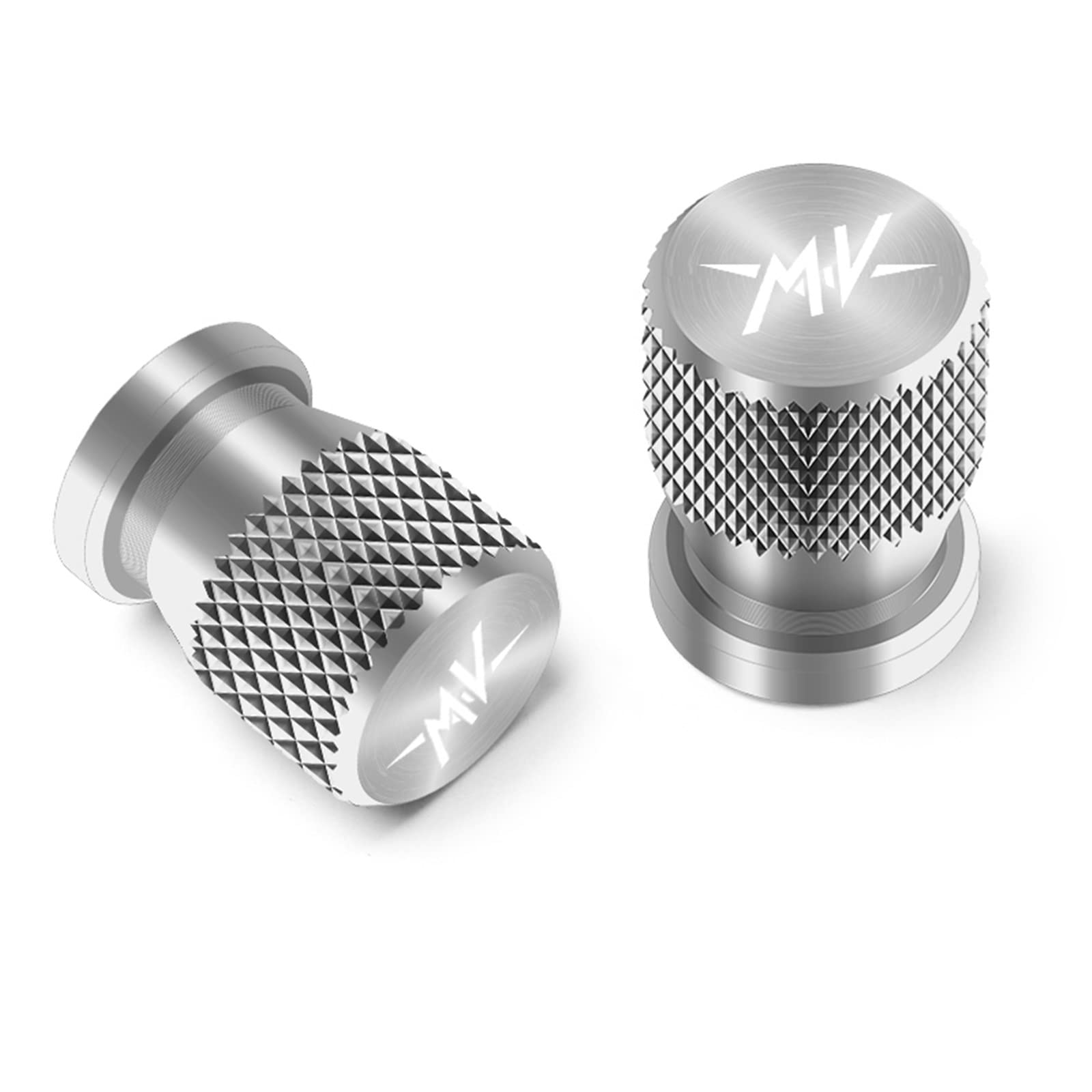 Lot De 2 Bouchons De Valve Pour Pneu MV Agusta – Rouge, Alliage Aluminium, étanche, Pour Brutale, Turismo, Etc. - 9