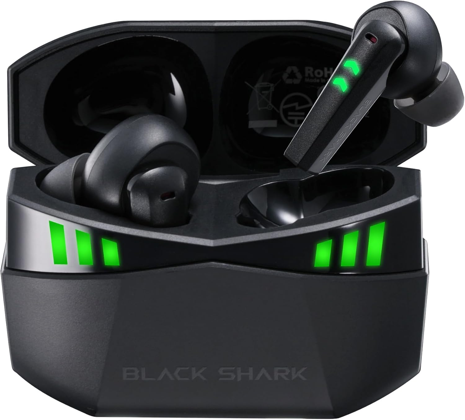 Black Shark Wireless Earbuds with Noise Cancelling Microphone Earphone, Bluetooth