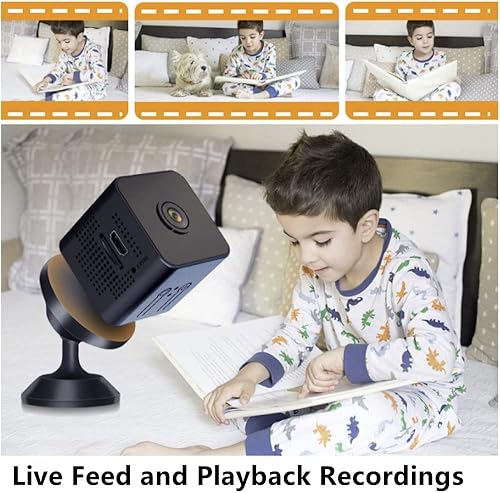 Miniatura 5 de Cámara espía 1080P Cámara WiFi oculta seguridad para el hogar niñera Cam con control de aplicación de teléfono Mini cámara pequeña visión nocturna