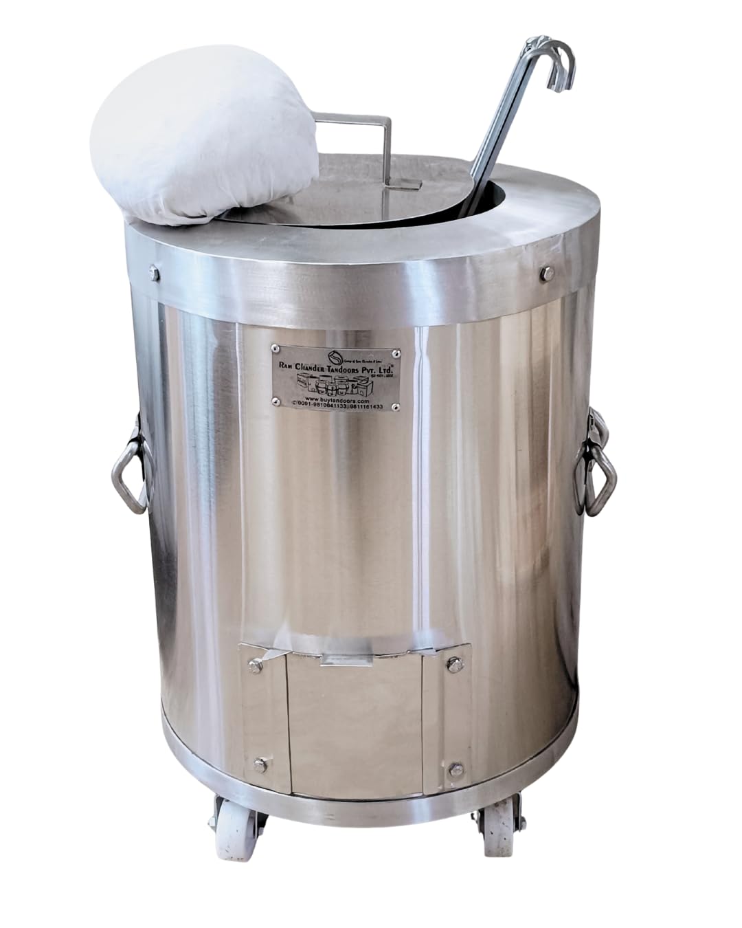 Ram Chander Tandoors Pvt. Ltd. | Stainless Steel Home Tandoor (Small) | Domestic Tandoor | Charcoal Tandoor