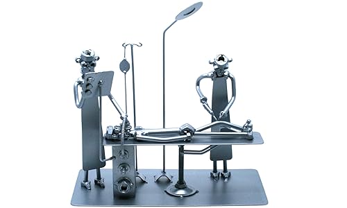 Personalized Orthopedic Surgeon gift, Nuts and bolts sculpture Collectibles, Recycled metal Art, Birthday, Retirement Gift l Custom Name