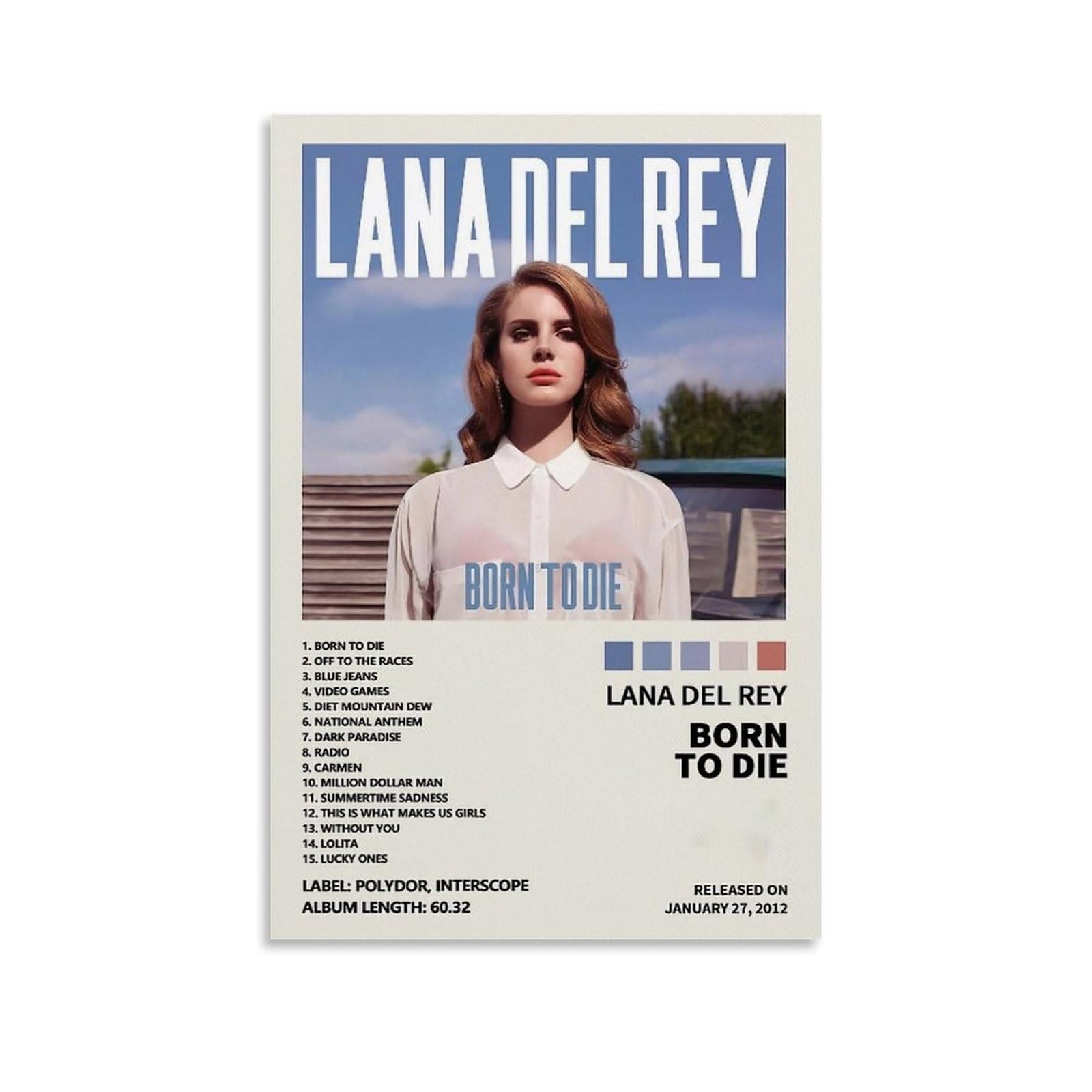 Amazon.co.jp: Lana Del Rey ポスター Born To Die ミュージック 