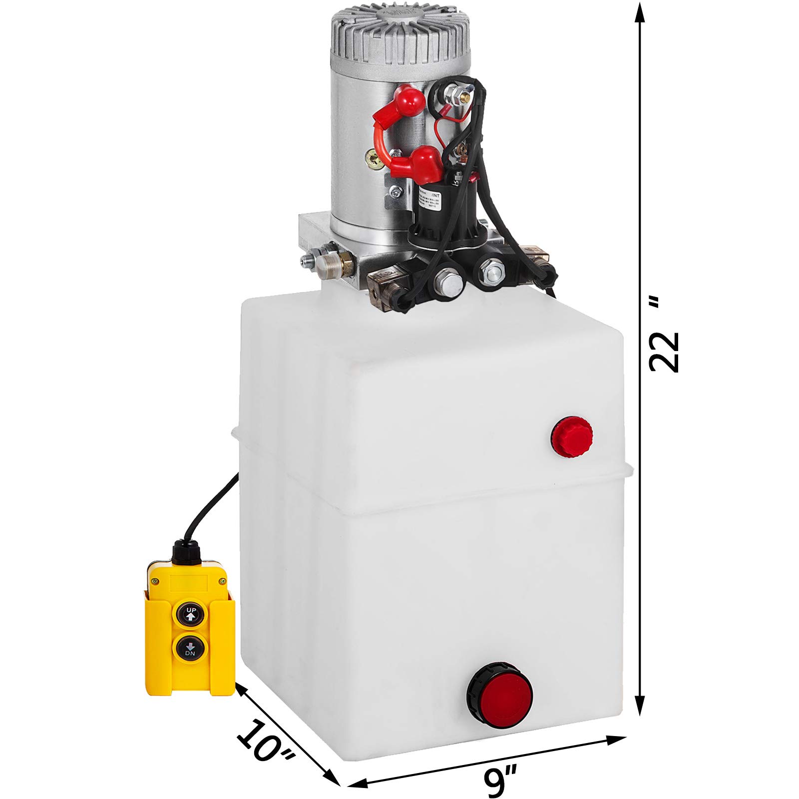 Buy Mophorn 12V Hydraulic Dump Double Acting Hydraulic Power Unit