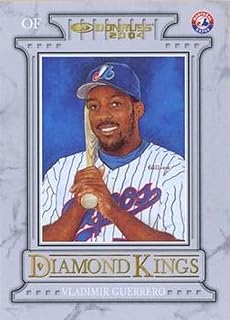 2004 Donruss #24 Vladimir Guerrero Montreal Expos DK (Diamond King Insert) MLB Baseball Card NM-MT