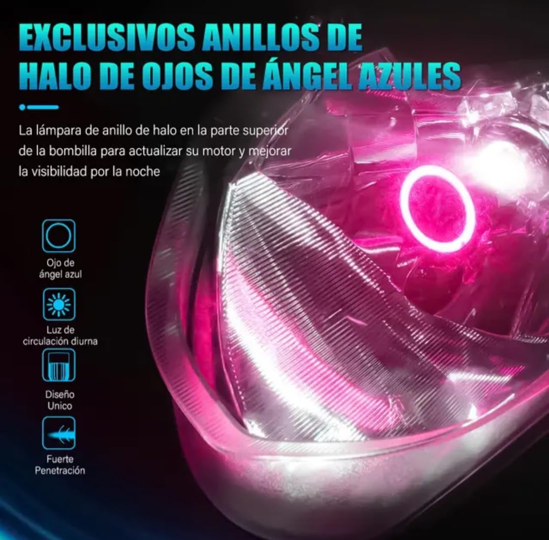 Amazon | スーパーブライト H4 LED バイク ヘッドライト ホワイト