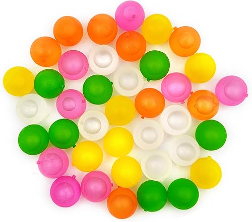 Miniatura 5 de Paquete de 40 cubitos de hielo de plástico reutilizables para bebidas como whisky, vino o café, para mantener tu bebida fría durante más tiempo, se