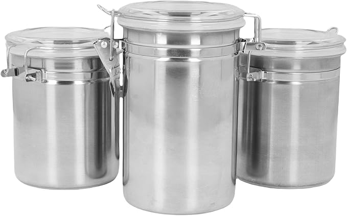 Set de 4 Recipientes Herméticos de Acero Inoxidable para Alimentos miniatura 8