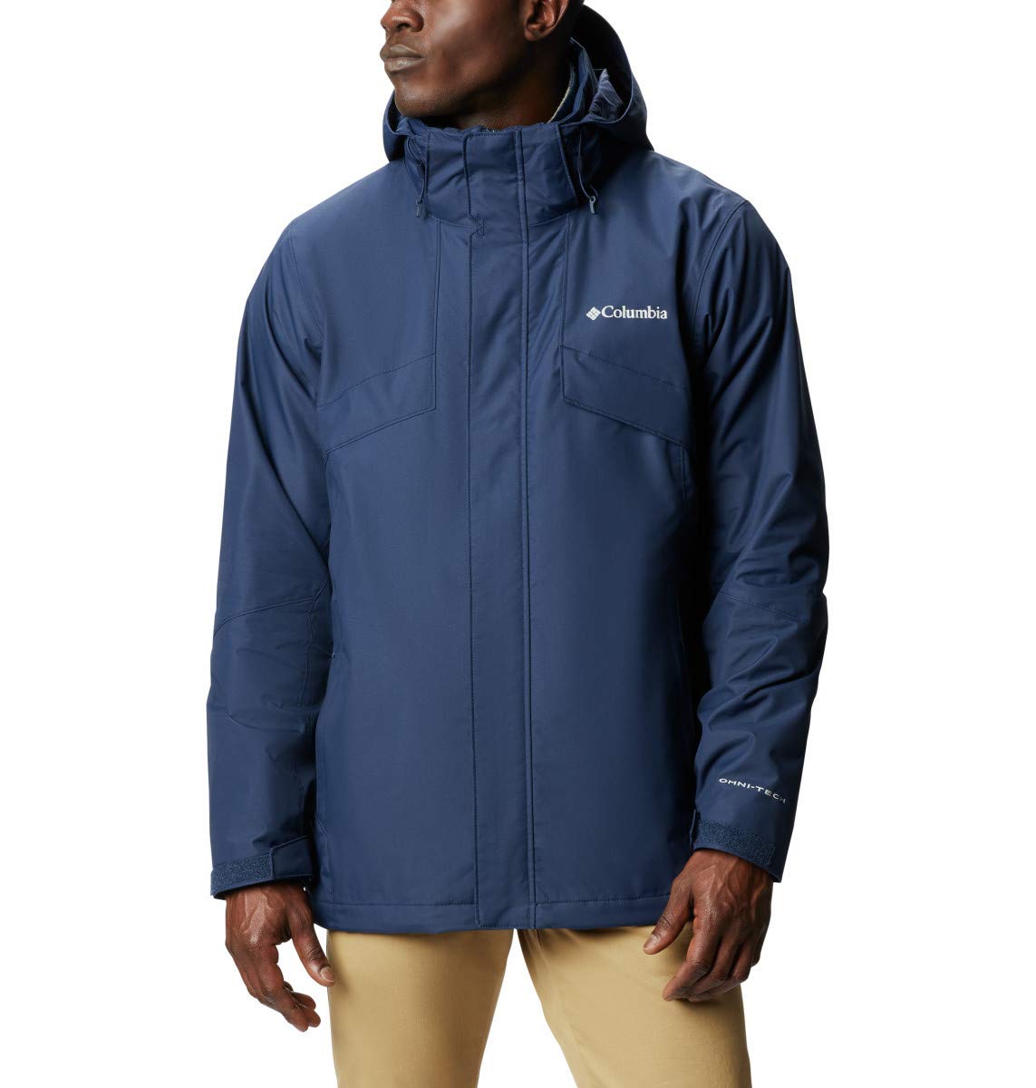 Columbia Men’s Bugaboo Ii Fleece Interchange Winter Jacket, Waterproof & Breathable Collegiate Navy