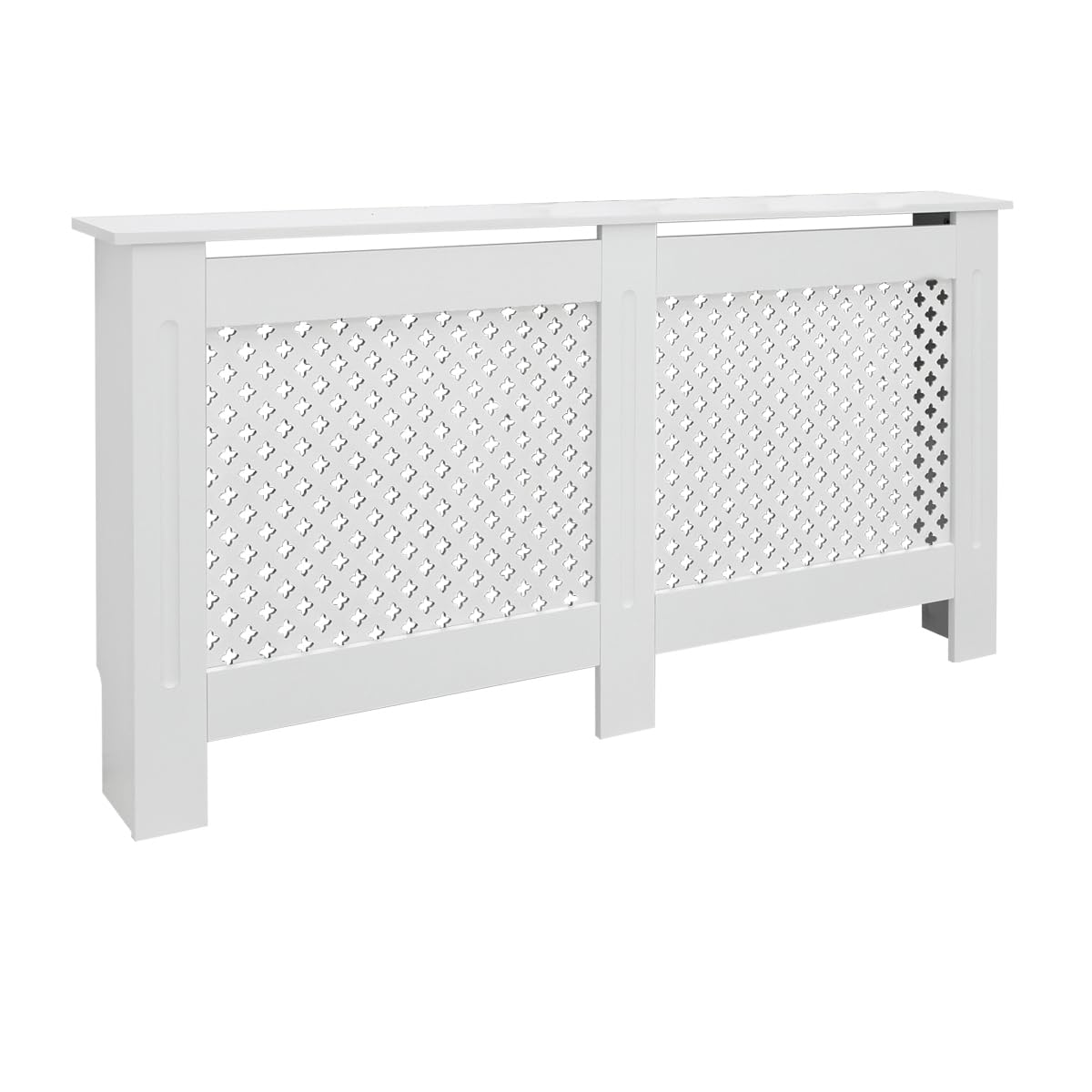 Relaxdays Heizkörperverkleidung Lamellen, HBT 83x152x19 Cm, Für Alte
