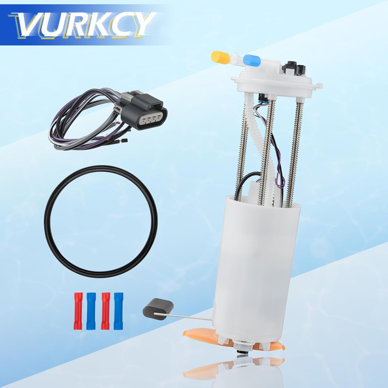 Vurkcy Electric Fuel Pump Module Assembly with Pressure Sensor Compatible with 1998 1999/98 99 Chevrolet & GMC C1500/C2500/K1500/K2500 Suburban, V8 5.7L/ 7.4L, Replace E3967M FG0092