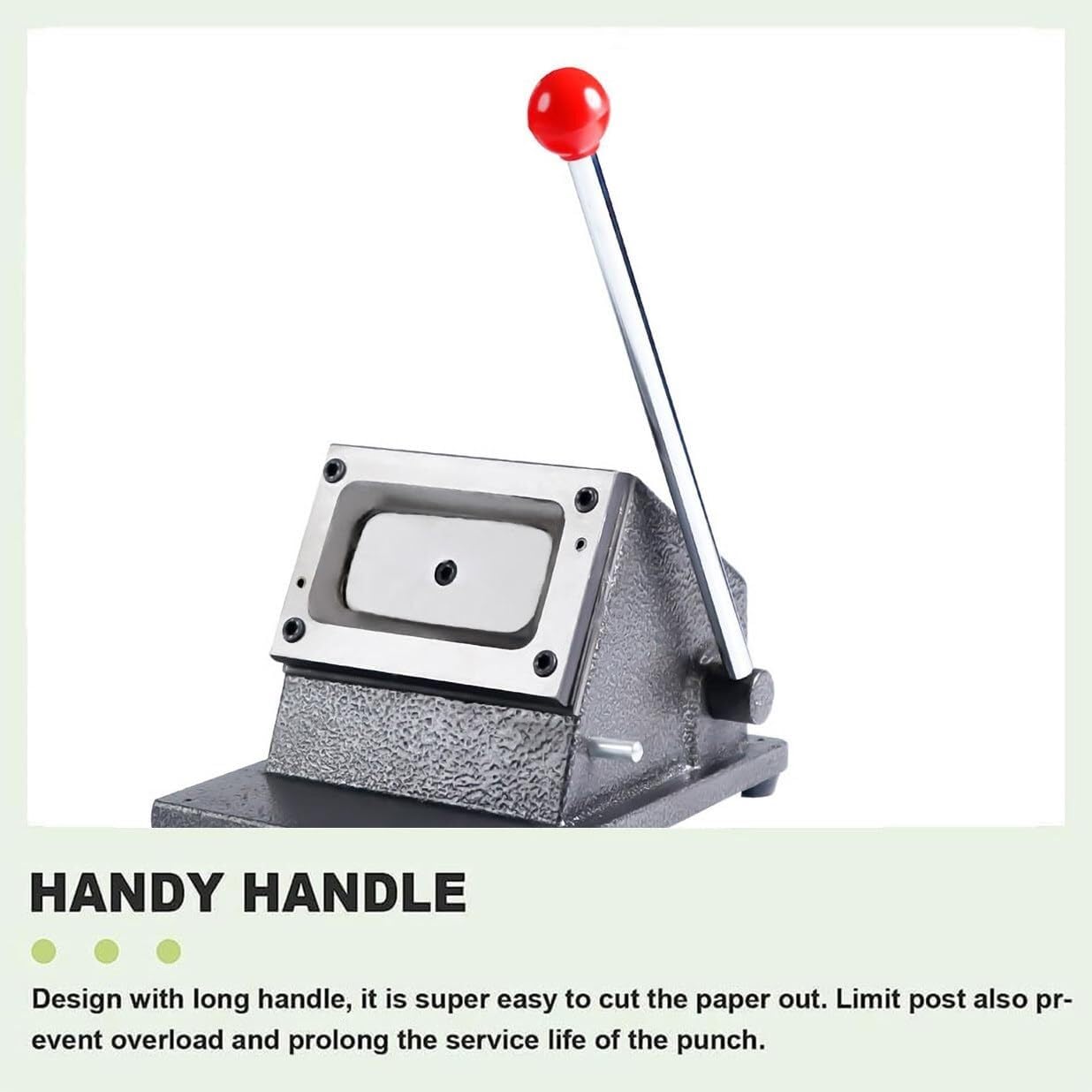 WLYPE Metal Badge Press Maker Machine, Badge Punch Press Kit with Graphic Punch Die Cutter and 100pcs Components, Used for DIY Making of Badges and Pins(Rectangle)