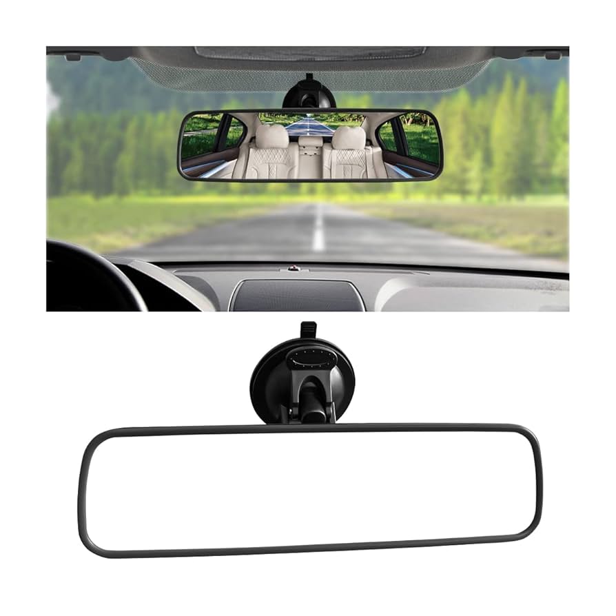 New Universal Car Rear Mirror Wide Angle Rearview Mirror Auto Convex Curve Interior Rear View Mirror