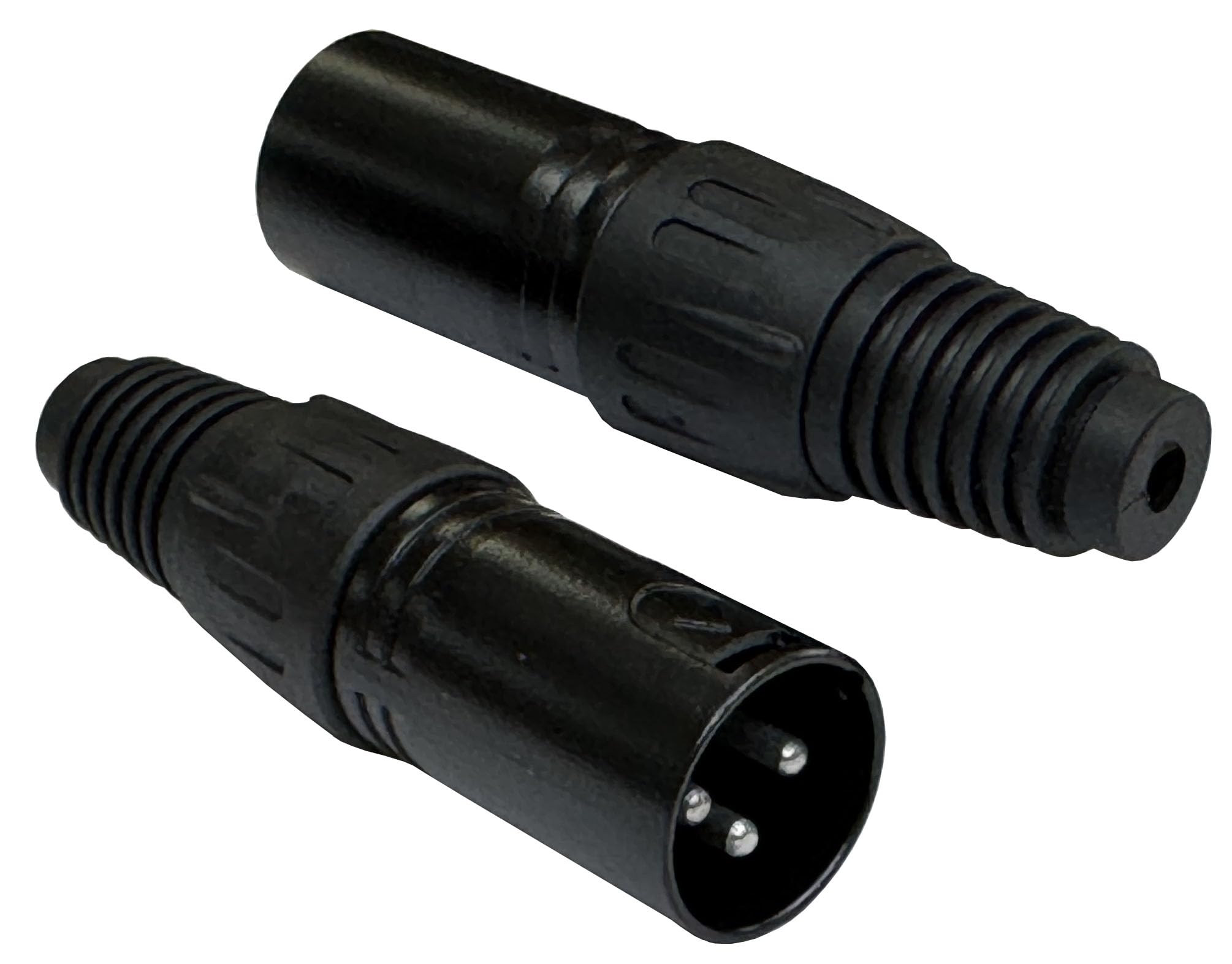 Beetronic Black 3 Pin XLR Male Connector Plug Audio Microphone 3 Pole In Line (4)