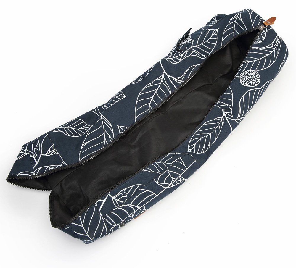 Borsa per tappetino da yoga, borsa da trasporto per tappetino da yoga con cerniera intera, borsa per il trasporto per donne e uomini, con tasche multifunzione e tracolla regolabile