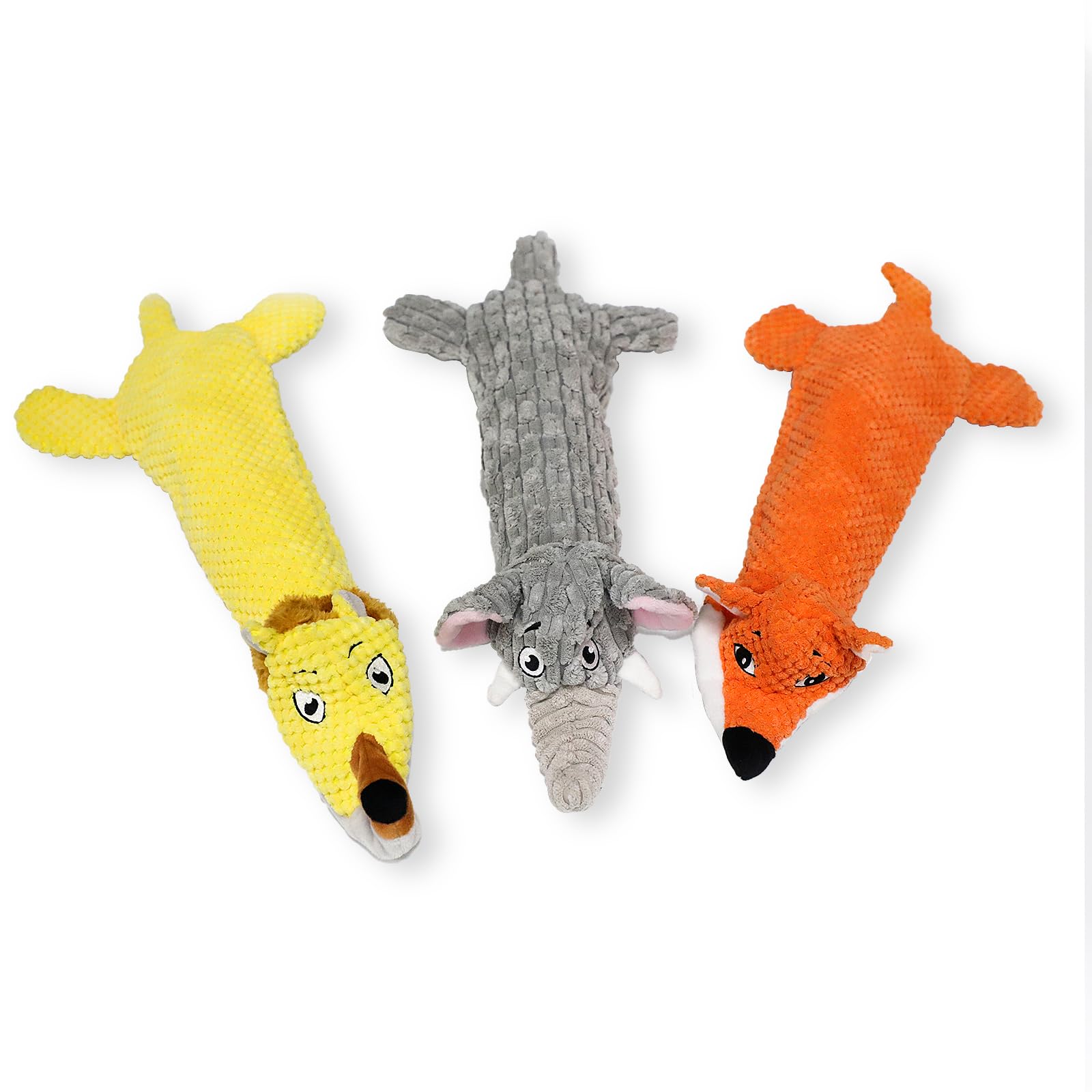 Amazon | KrauzPet 犬 おもちゃ 噛む ぬいぐるみ 【動物デザイン