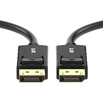 DP to DP Cable, TechRise 2-Metre Gold Plated DisplayPort to DisplayPort (DP V1.2) Audio and Video Cable 4K 60Hz Resolution Supported - Male to Male