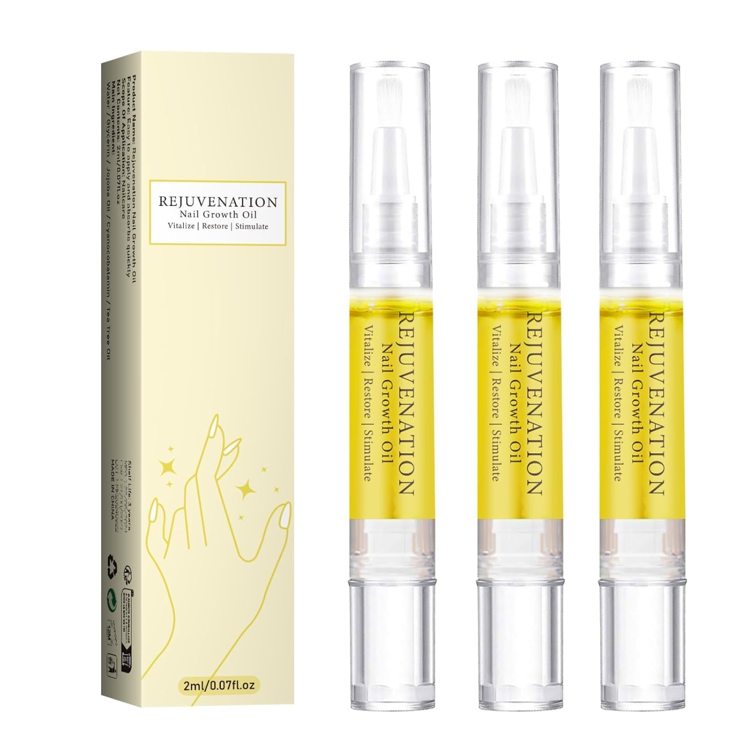 Tseriact Nail Oil, Cuticle Oil for Nails Professional Nail Care Nail Oil Pen
