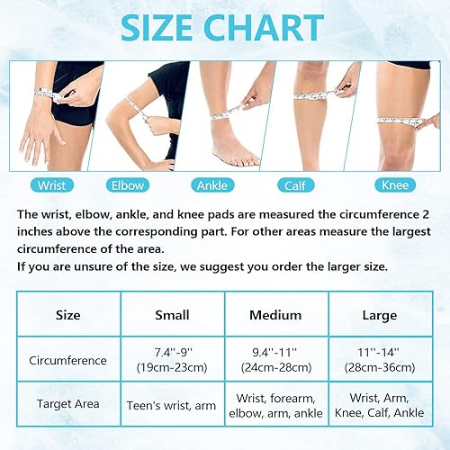 Miniatura 5 de Hilph Bolsa de hielo para codo para tendinitis y codo de tenista, manga de hielo frío con gel reutilizable y terapia de frío de compresión para
