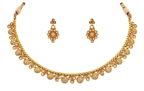 Polki Diamond Designer Necklace Set 