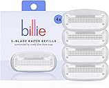 Billie Women’s Razor Refill Blades – 4 Count (Pack of 1)