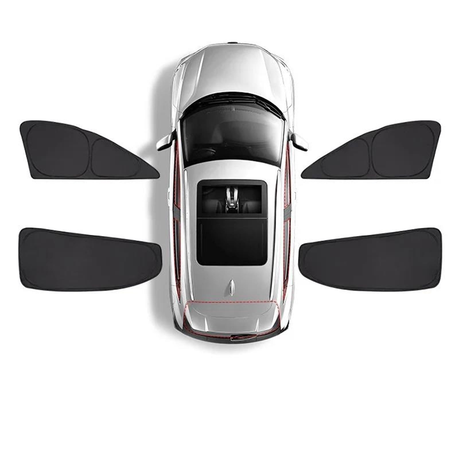 Pare-soleil voiture anti-chaleur pliable protection totale fenêtres latérales Cherokee WK2 - 8