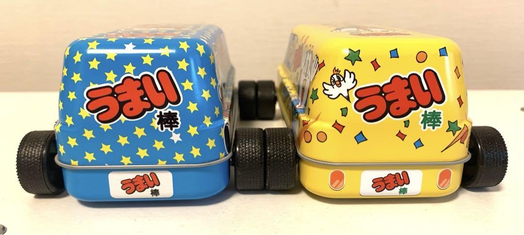 うまい棒　缶ケース　ミニカー Amazon.co.jp: うまい棒 クルマ 缶のみ 2個セット : おもちゃ