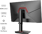KOORUI G2722P 27 Inch Gaming Monitor,200Hz, Fast IPS, QHD 1440P, 1ms, Adaptive Sync, Lifting Adjustable, VESA Mountable, HDMI/DP, Low Blue Light, 99% SRGB - 2