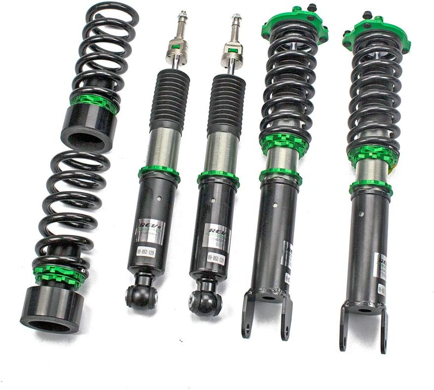 Rev9 R9-HS2-129_1 Hyper-Street II Coilover Suspension Lowering Kit, Mono-Tube Shock w/ 32 Click Rebound Setting, compatible with Mercedes-Benz E320 / E350 Sedan RWD (211) 2003-09