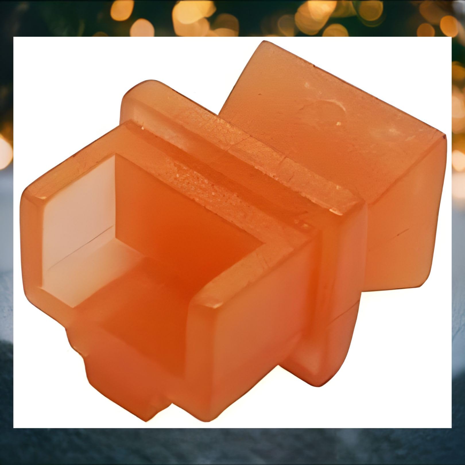 R.J. Enterprises - RJ45 Jack Dust Cover, Cap, Protector, Orange (Price per Bag of 100p) DC-0-OR