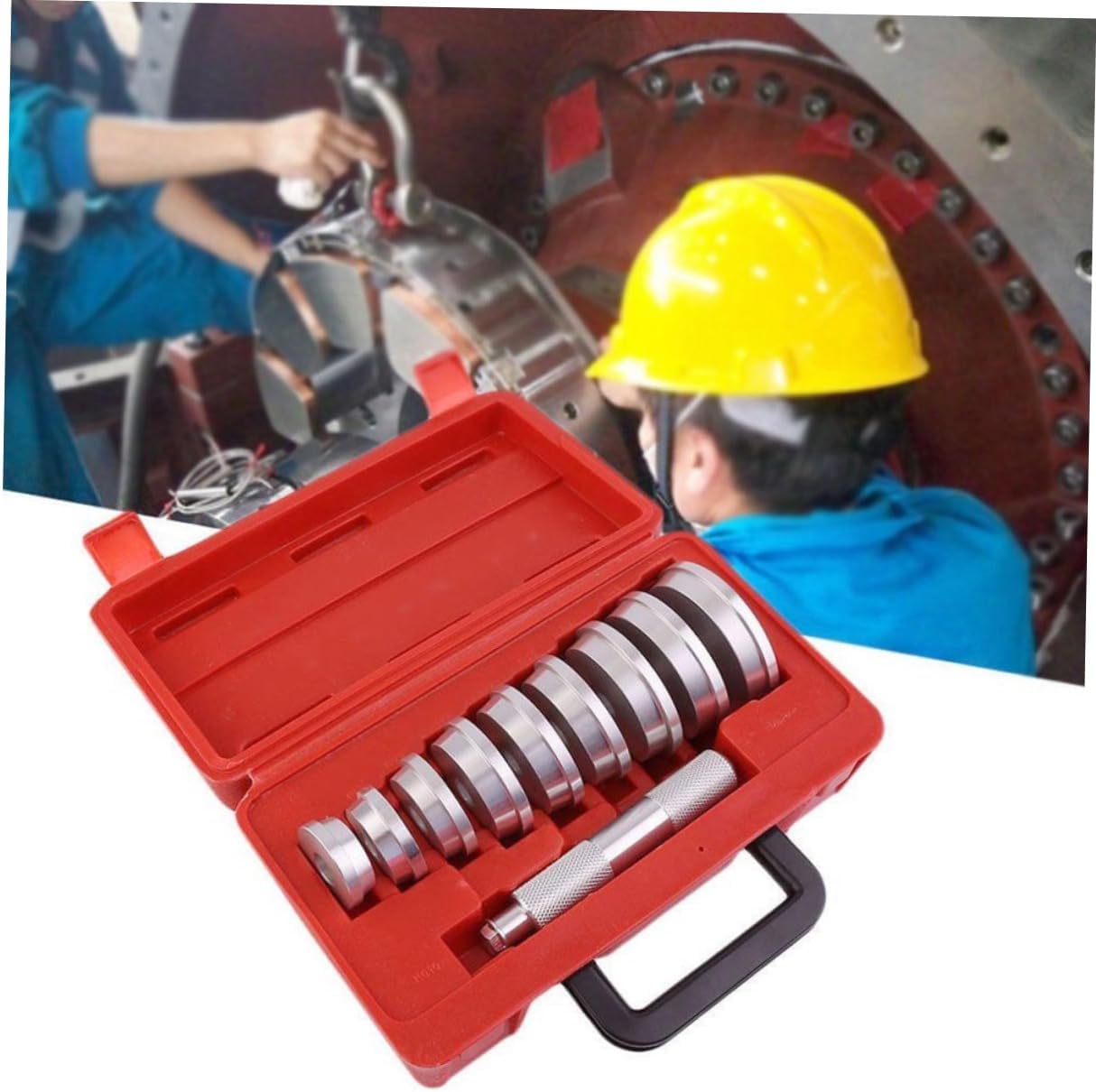 10pcs Aluminum Axle Bushing Removal Tool Bearing Removal Tool Bearing Installer Machined Aluminum Construction Anodized Finish Seal Driver Installer