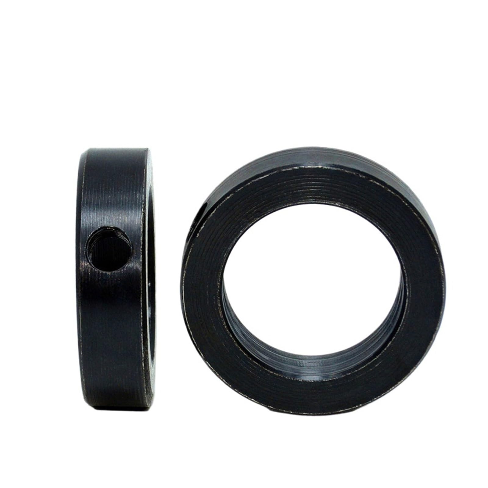 Jeu de bagues fixes, Type de vis, localisateur d'arbre, collier d'arrêt, acier au carbone anodisé, diamètre 3 à 100mm, 1 pièce(30-45-12)