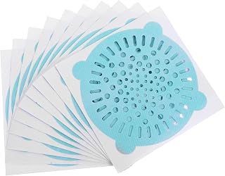 Ciieeo 10 Filtros De Alcantarillado Para Atrapar Pelos Adhesivos Para Fregadero De Cocina Trampa Para El Pelo Desagüe De Ducha Filtro Para Bañera Tela No Tejida Color Verde Claro