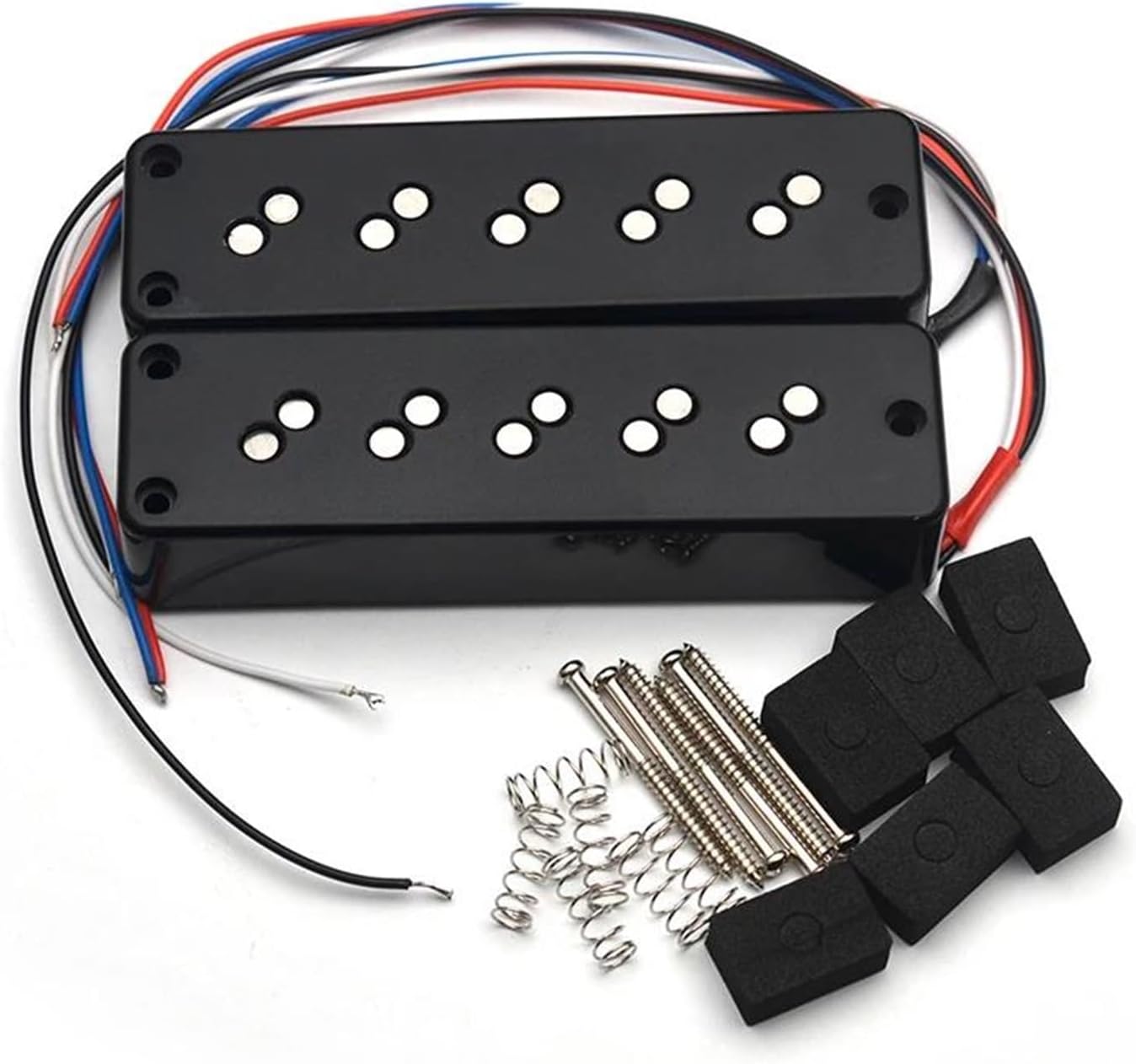 Acoustic Guitar Pickups 5string Acoustic Bass Guitar With Humbucker Pickups And 3hole Design Accessories(Neck Bridge)