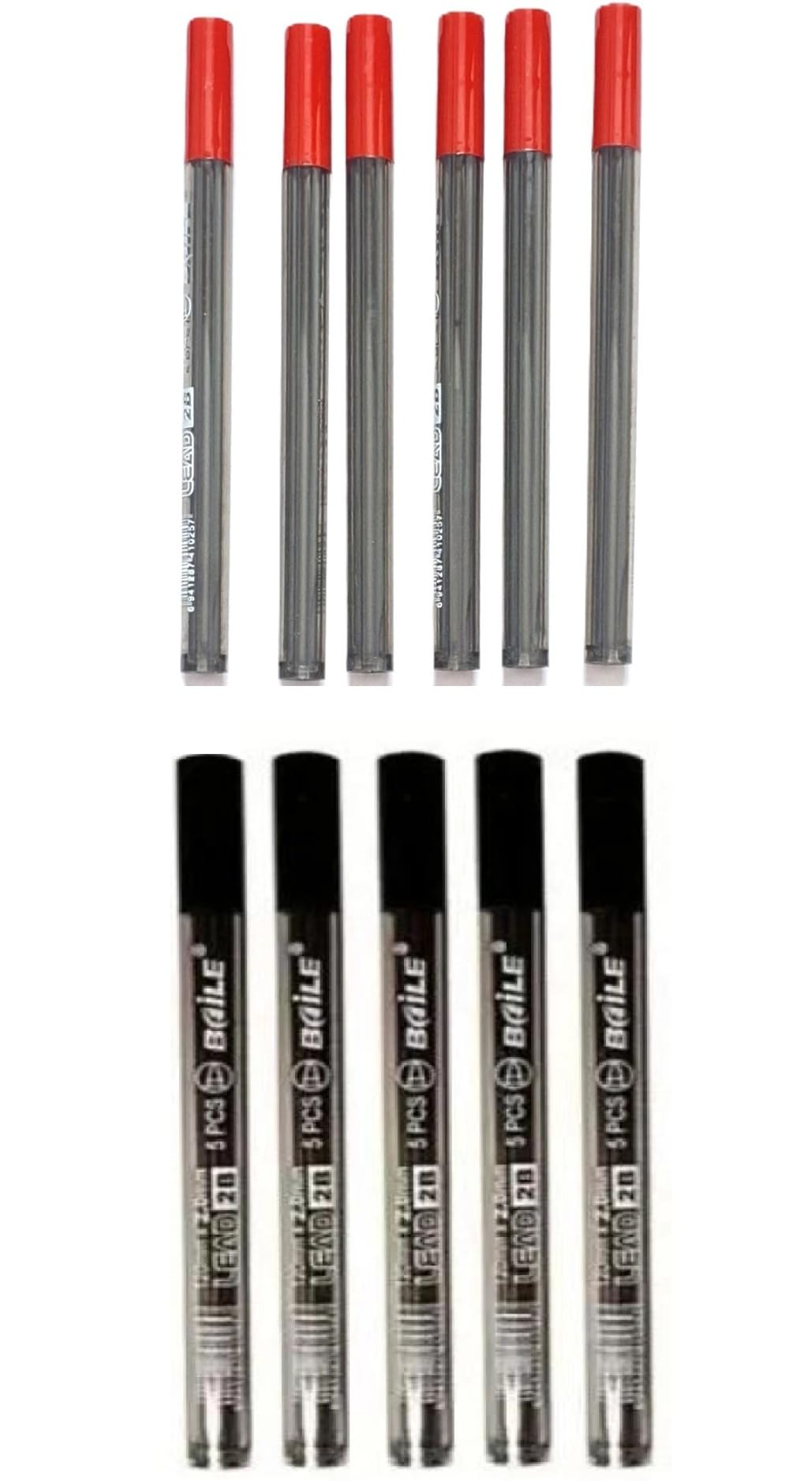 worison 12 Boxes of 2.0mm Mechanical Pencil Leads – 5 Leads per Box, Total 60 Leads – Strong, Smooth and Break Resistant Refills for Drafting, Drawing and Writing-image-1