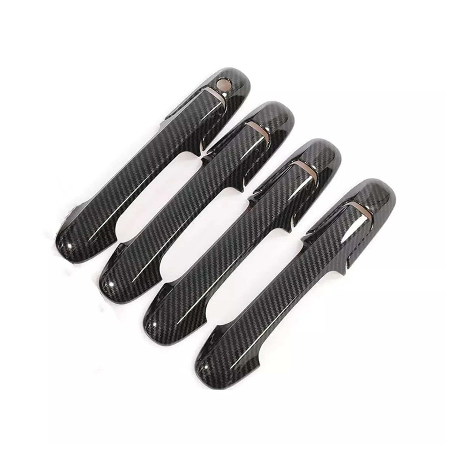 ZhanNuoBHd for Accord for Sedan 2003 2004 2005 2006 2007 Carbon Fiber Car Sticker Door Handle Cover Trim Accessories Protect Decoration Vehicle Exterior Outer Door Handle(Carbon)