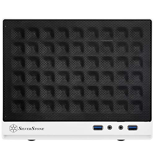 Image of Silverstone Technology Mini-DTX, Mini-ITX Small Form Factor Computer Case SG13WB Black /White