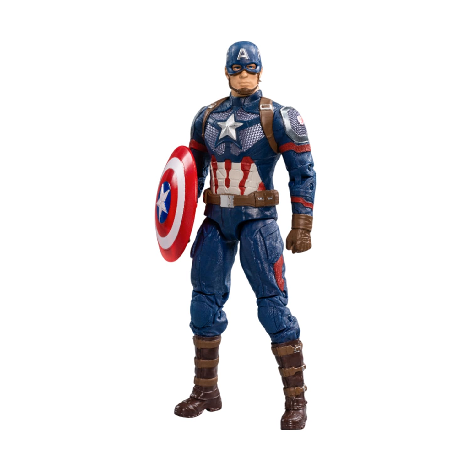 Marvel Captain America Superhero Action Figure Toy (7 Inch) | Avengers Marvel Collectible Figurine | Highly Detailed, Fully Articulated Superheroes Toy | Captain America Action Figure by Comiclyfe-picture-23