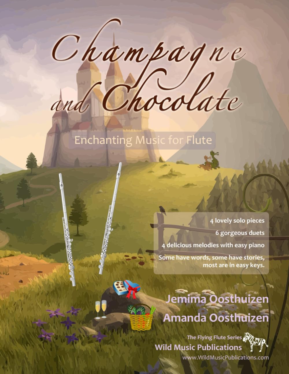 Champagne and Chocolate: Enchanting Music for Flute: a collection of solos, duets, and pieces with easy piano accompaniment (Flute Music for Intermediate Players)
