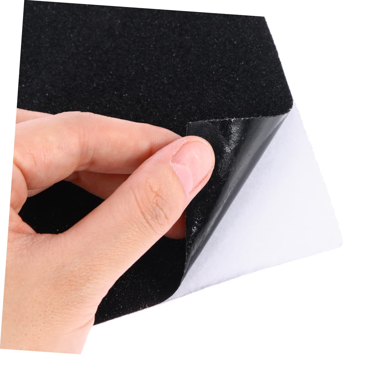 Nastro Antiscivolo Nero per Scale, Strisce 5m X 15cm Tagliabili | Gradini e Rampe, Adesivo in Pvc Pp Pet Alluminio, Superficie Anti-slip per Posa Pratica