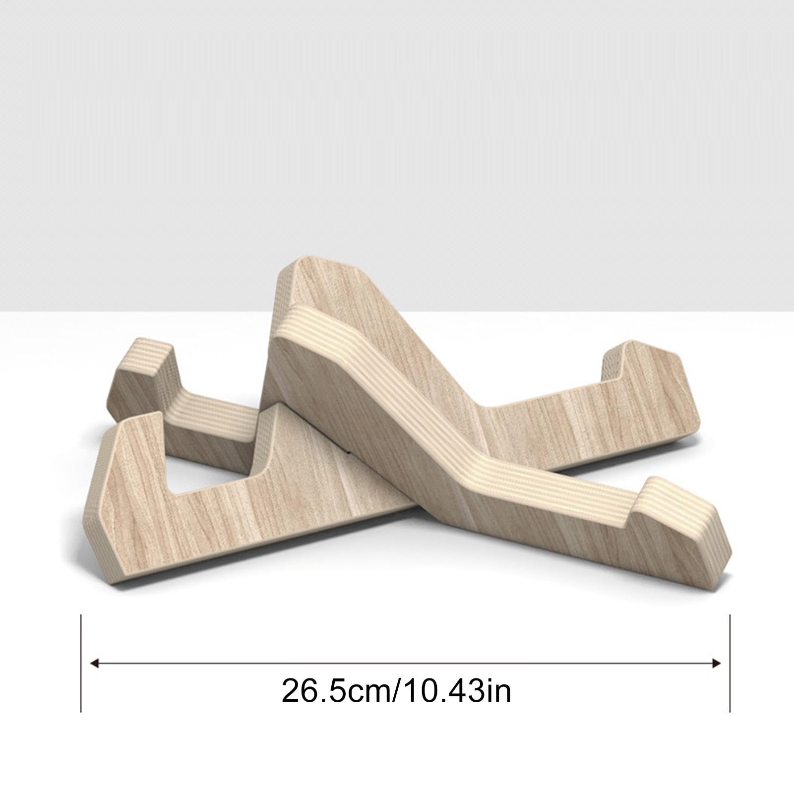 Skateboard-Ständer, Skateboard-Halterung, stilvolles bodenstehendes Holz-Snowboard-Display Rack für Enthusiasten und Sammler, 26,5 cm, platzsparendes Design
