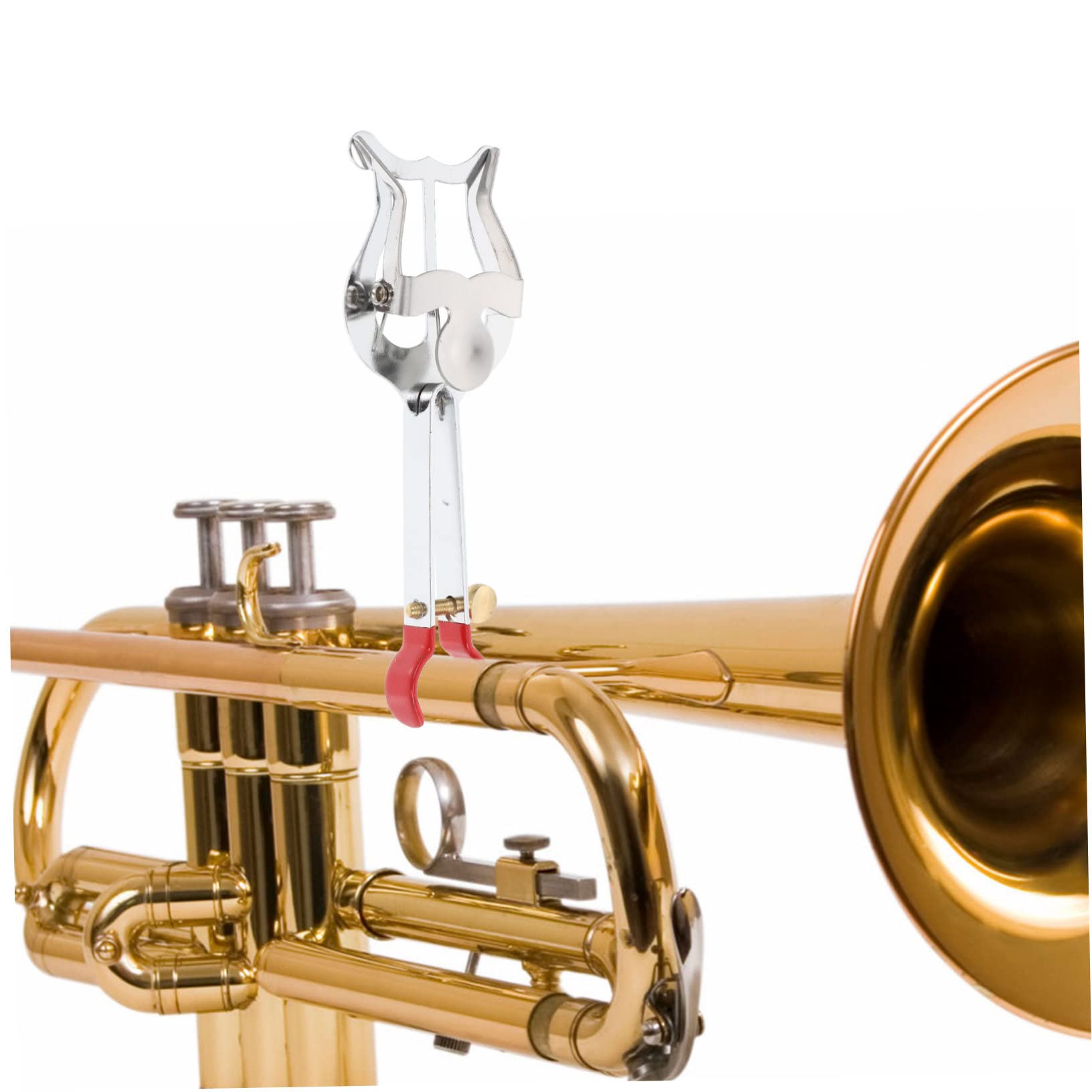 VICASKY 5stücke Musiknotenklammer Für Trompete Stabiler Notenhalter Aus Vernickeltem Für Musikschüler Und Instrumentalisten Sicherer Halt Für Notenblätter