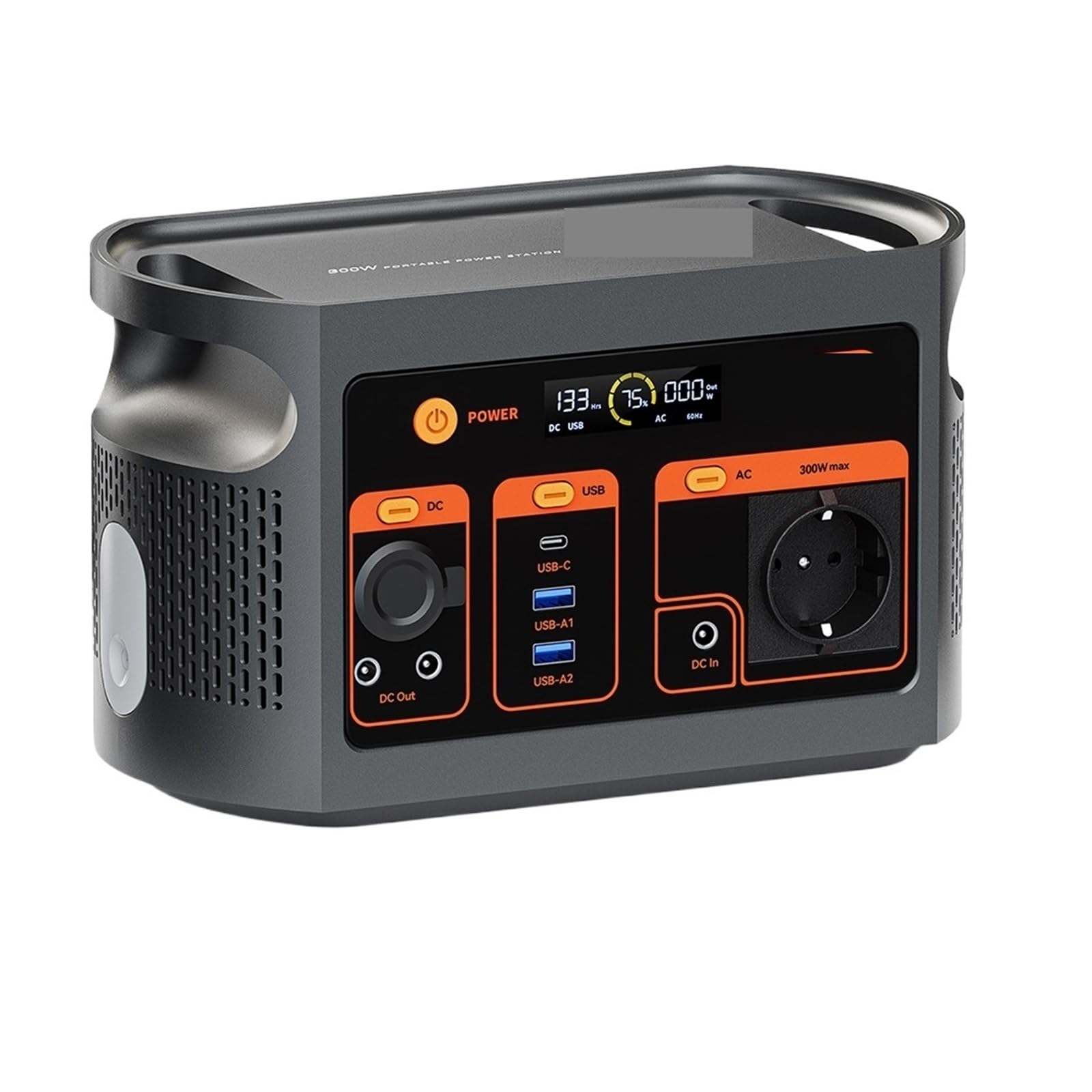 Central Eléctrica Portátil E103 De 300 W, Batería LiFePO4 179,2 WH, Inversor Onda Sinusoidal Pura, Generador Solar Múltiples Salidas Ligero Y PortáTil