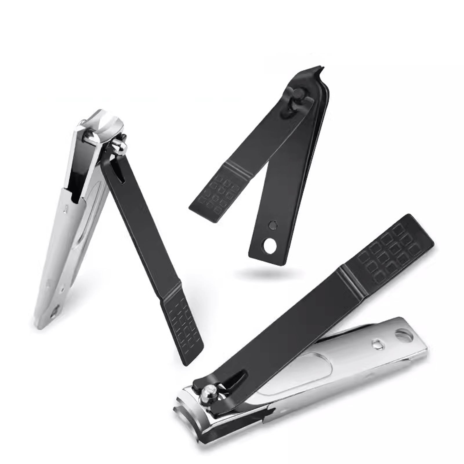 Set de cortaúñas, recortador de Cejas, cortaúñas antisalpicaduras, Cuchillo de pedicura portátil para pies, Set de Cuidado Personal.